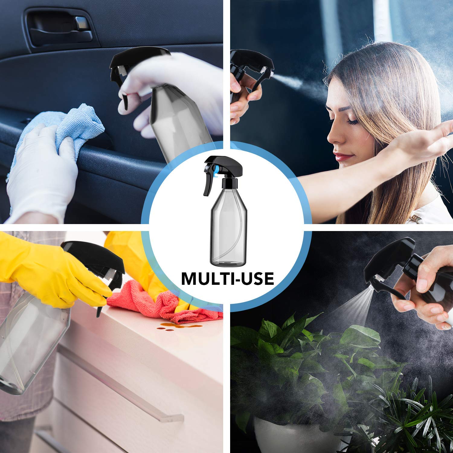 3 عبوات من زجاجات الرش، زجاجات - مراجعة Hair Care وسعره